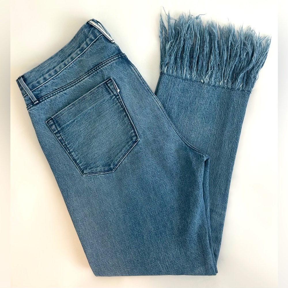 3x1 NYC Mid-Rise Straight Leg Distressed Ankle Jean, Size US 28 - Picture 2 of 13